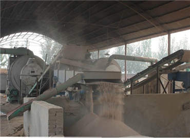 三回程烘干機用戶生產現場