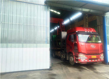 廢鋼破碎機與撕碎機發貨現場