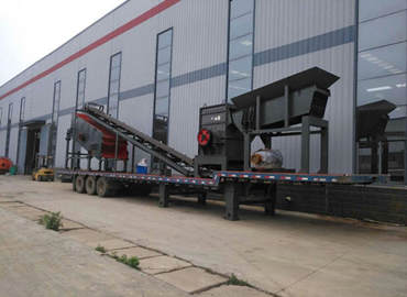 移動式制砂機_砂石生產線組裝發貨