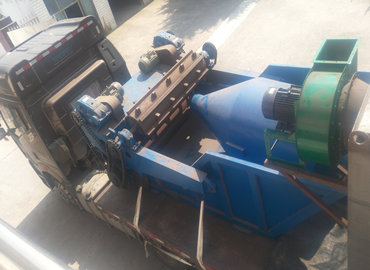 發貨三車重型廢鋼破碎生產線