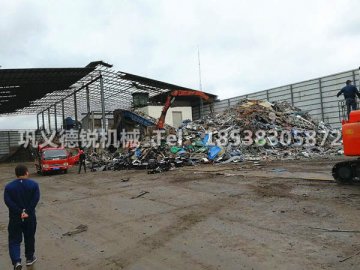 老用戶的廢鋼破碎機器依舊強力